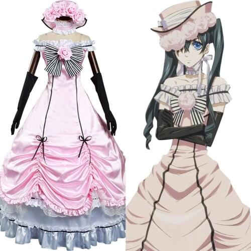 Anime Black Butler Ciel Cosplay Costume Dress Outfits Halloween Carnival Suit