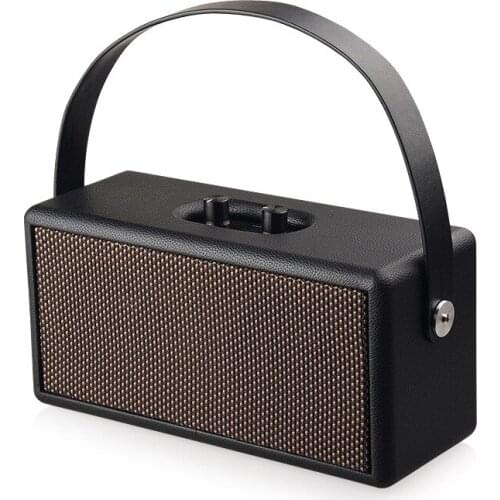 Wooden Bluetooth Speaker Portable Wireless Computer Speaker Sound System 8W*2 Stereo Music Surround Support U Disk TF Card AUX