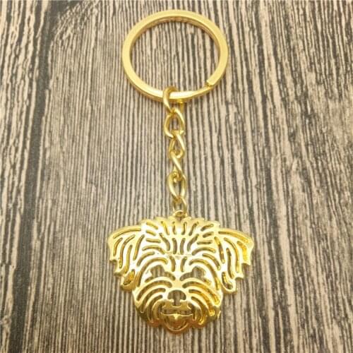 Shih Tzu Key Chains Fashion Pet Dog Jewellery Coton de Tulear Car Keychain Bag Keyring For Women Men