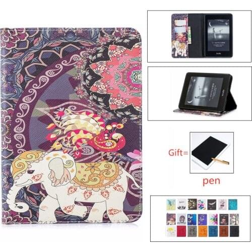 Case For Amazon Kindle Paperwhite 1 2 3 4 2015 2017 6 inch PU Leather E-Book Smart Cover For Funda Kindle Paperwhite 2018 Case