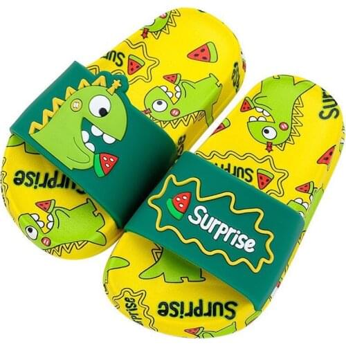 Childrens Slipper For Boy Girl Beach Flip Flops Funny Shoes Unicorn Slippers Kids Cute Summer Shoes Dinosaur Sandals