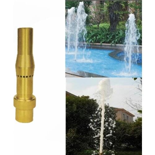 DN15-1/2" DN20- 3/4" DN25- 1" Copper Brass Manifold Air Added Bubbling Floating Fountain Nozzles