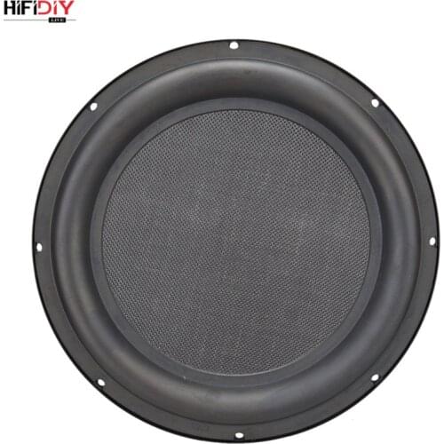 HIFIDIY LIVE 12 inch Bass Speaker Plate Passive Radiator Auxiliary Bass Rubber Vibration Plate Iron frame sound radiation 305mm
