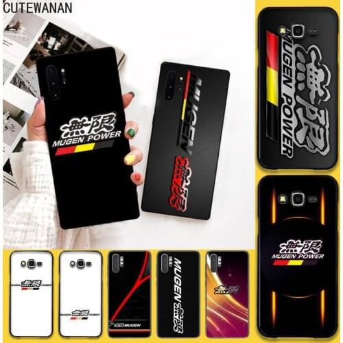 JDM Mugen Power Phone Case For Samsung Galaxy Note20 ultra 7 8 9 10 Plus lite J7 J8 Plus 2018 Prime
