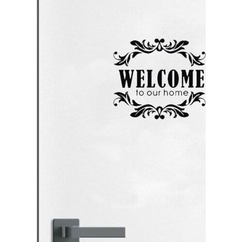 KUCADA Welcome Creative WC Toilet Sticker Bathroom Vinyl Art Home Decoration DIY Wall Sticker WP2486