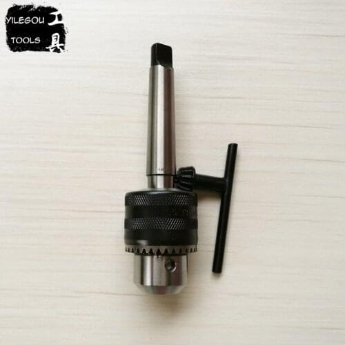 MT 2# Morse Taper Shank With Spanner Chuck 1.5-13mm. B16 Morse Taper Shank and Twist Drills Spanner Collet