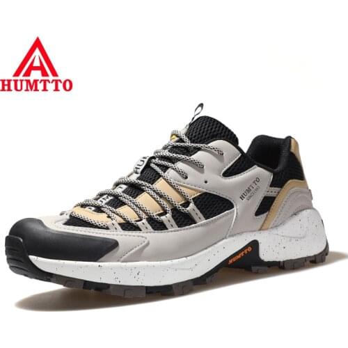 HUMTTO Mens Sports Shoes 2021 Gym Running Shoes for Men Summer Lace-up Sneakers Non-leather Casual Mens Luxury Designer Shoes