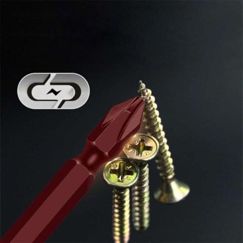 Screwdriver Bits Magnetic Ring 1/4" 6.35mm Metal Strong Magnetizer Screw G32C