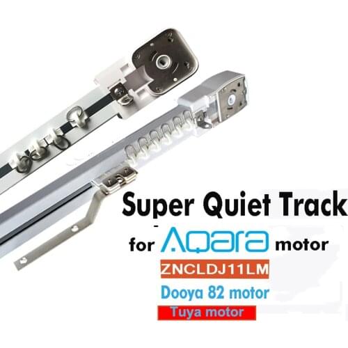 Customizable Electric silent Curtain Track for Aqara zigbee/Aqara B1/A1 curtain motor, Smart Curtain Rails Control System