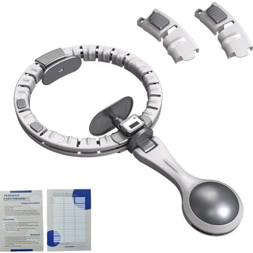 Abdomen Exercise Equipment Smart Weighted Ring Detachable Weight Loss Massage 2 in 1 Automatic Rotating Ball Beginner