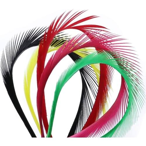 Wholesale 50pcs Natural Goose Feathers For Headdress 15-20cm Plumas Clip In Hari Extensions Decoration Headpiece Plumes Feather