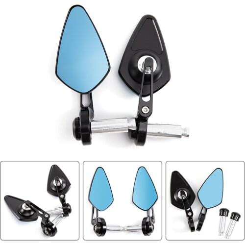 For Yamaha YZFR1/R6 Kawasaki Ninja Z1000 Z900 Z650 Honda Rebel Suzuki SV650 Benelli TNT Ducati Monster Motorcycle Bar End Mirror
