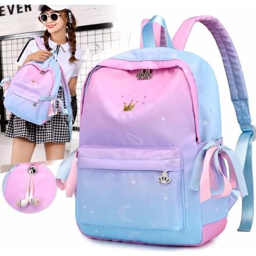 Women Backpacks Pink Printing Children Backpack Schoolbags For Girls Primary School Backpack Book Bag School Bag Bolsas Mochilas