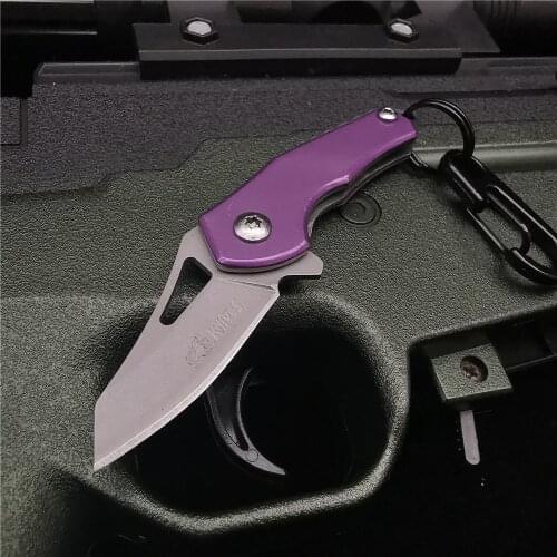 8CM (3') 58HRC Folding Knife, Pocket Knife, Multi-purpose Outdoor Survival Tool, Sharp Stainless Steel Knife, Peeling, Opening