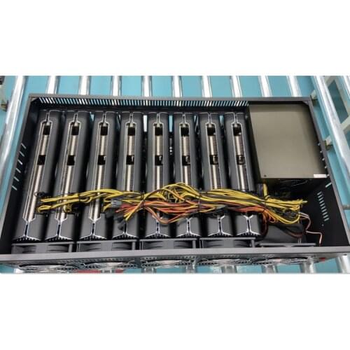 Ethereum Mining Machin Rig 8 GPU Sapphire RX5600xt XFX RX5700xt Crypto Mining Rig Machine For ETH