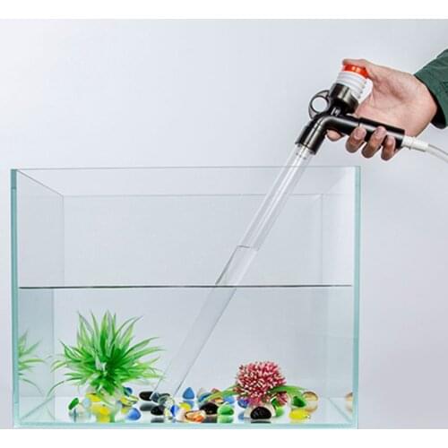 Aquarium Water Changer Manual Suction Device Sand Washing Pump Siphon Cleaning Tool