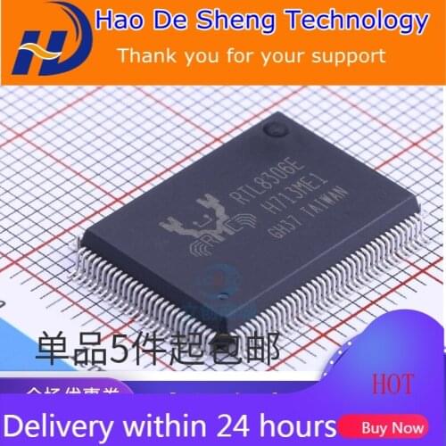 10PCS/LOT RTL8306E-CG RTL8306E Ethernet Switch Controller QFP128 New Original In Stock
