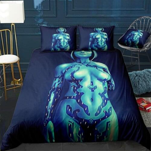 Halo game Duvet Cover Comfortable Quilt Home Decora Design Universal Bedding Set Bedclothes+Pillowcase 3pcs
