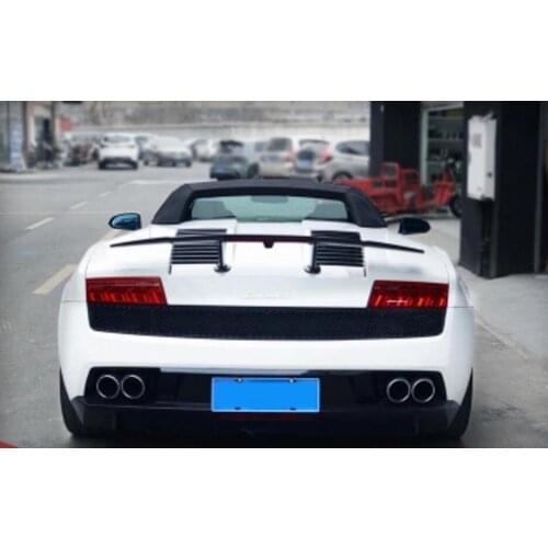 Carbon Fiber Car Rear Wing Trunk Lip Spoilers For Lamborghini Gallardo LP540/LP550/LP560 2007-2014