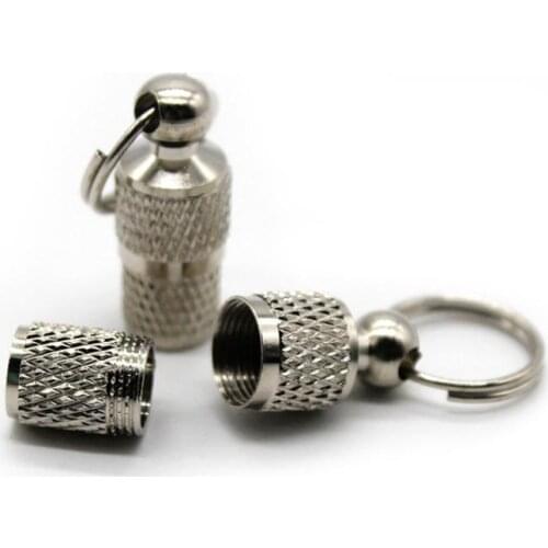 Dog Cat Storage Tube Anti Lost Pet ID Tag Keychain Engraved Name For Cat Puppy Dog Collar Tag Pendant Keyring Pet Accessories