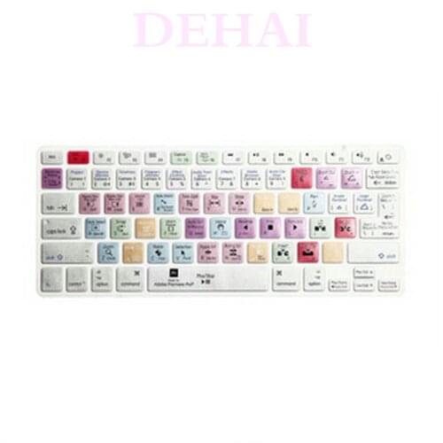 50pcs) Adobe Premiere Pro Keyboard Cover Shortcut Printed Cover for MacBook Air Pro Retina 13" 15" 17" iMac Wireless & MacBooks