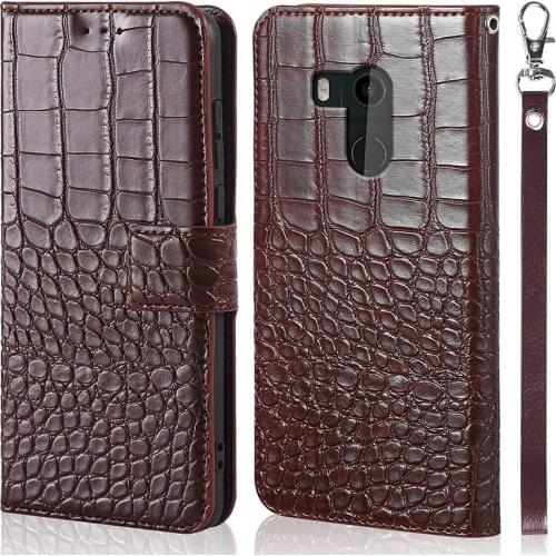 DOREXLON Case For HTC U11 Plus Case Cover U11 Plus Crocodile texture leather Phone Case For HTC U11 Plus Case Coque