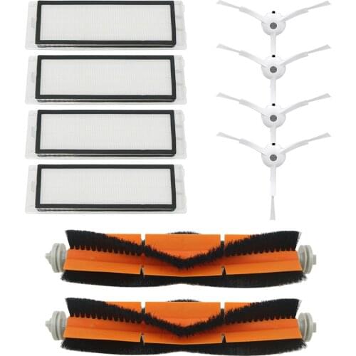 HEPA Filter + Side Brush + Main Brush for Xiaomi Mi Robot Vacuum Cleaner parts accessories roborock S50 S51
