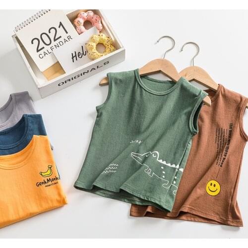 Summer Children T Shirts Cartoon T-shirt For Boys Cotton Kids Tops Baby Undershirts Teen Xxx Girls Boy Costume Clothes Vest