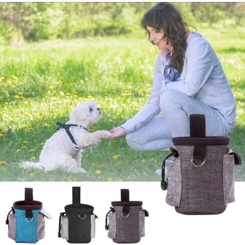 Dog Treat Pouch Drawstring Carries Pet Toys Food Poop Bag Pouch Pet Hands Free Training Waist Bag Pet Product Dog Supplier