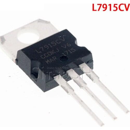 10PCS L7915CV TO220 L7915 TO-220 7915 LM7915 MC7915 7915CV new and original IC