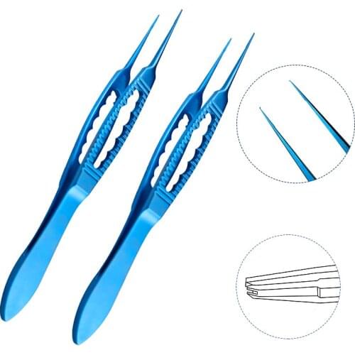 Titanium alloy Fechtner forceps ophthalmic tweezer autoclavable ophthalmic eye instrument