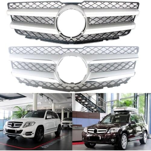 Car Front Racing Billet Bumper Grille Upper Facelift Grill For Mercedes-Benz X204 GLK Class 2008-2015