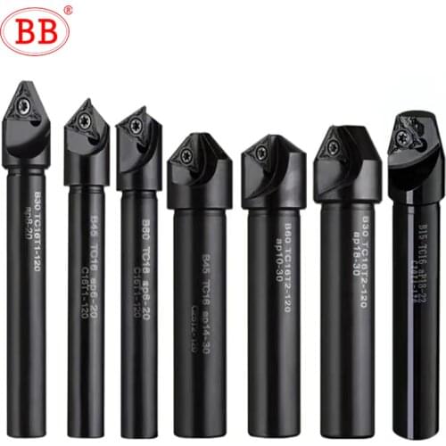 BB Countersink Bar Indexable Chamfer Milling Cutter Tool Holder TC AP 30 45 60 Degree C20-20 C16-16