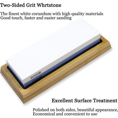 Professional Knife Sharpener Whetstone Sharpening Stones grinding stone water stone kitchen Tool 2-IN-1 600 1000 3000 6000 Grit