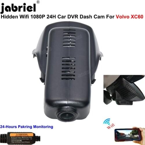 Hidden WIFI Dash Cam Car DVR Car Cameras HD 1080P 24H Car Digital Recorder Dashcam EDR for Volvo XC60 T5 T6 2015 2016 2017 2018