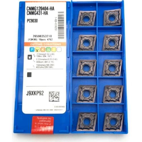 High quality cnmg120404 cnmg120408 ha pc9030 stainless steel external turning tool cutting tool CNMG 120408 carbide insert