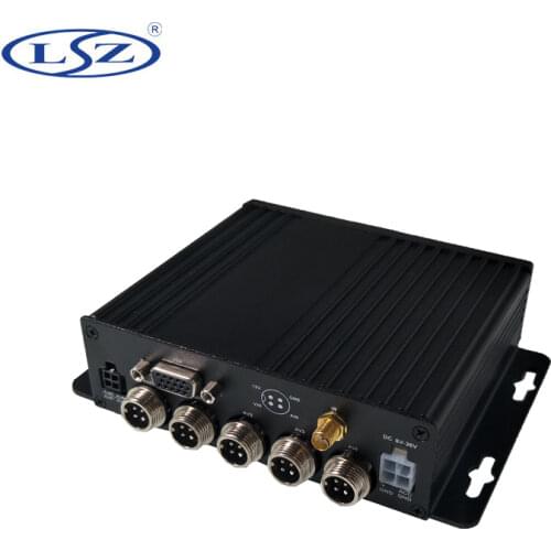 1080P AHD 2.0MP Trailer Truck Taxi Car School Bus 4Ch GPS SD Card Mobile DVR