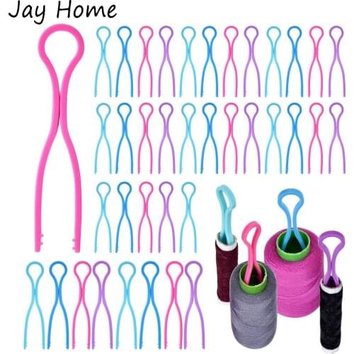 12/4Pcs Bobbin Holders Bobbin Thread Bobbin Clips Sewing Machine Accessories for Thread Spool Organizing Embroidery Craft