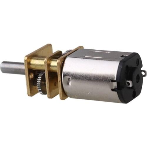 12mm Silver GA12-N20 70RPM Miniature Metal Electric 6v DC Gear Motor Gearwheel with 10mm Output Shaft