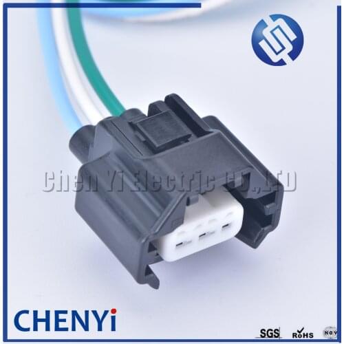 1set 3 pin car waterproof auto connectors female 1.2mm wiring harness Oxygen Sensor Plug adapter 7183-7874-30 With 20cm cable