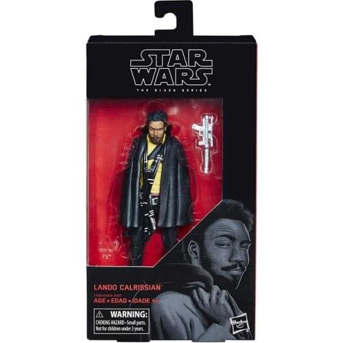 6-inch Hasbro Star Wars The Black Series Lando Calrissian Collectible Action Figure with Accessories Toys for Kids