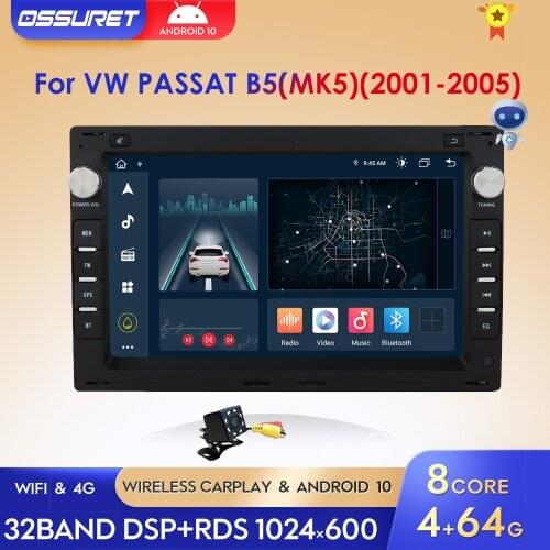 IPS Car Radio GPS Stereo Multimedia Player for Volkswagen Skoda Seat Polo Passat Golf Jetta Leon 7'' Navigation Wifi 4G SWC BT