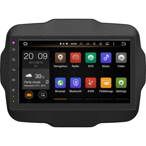 10.1''4GB RAM Up Car Video Multimedia Player Bluetooth Wifi Android 9.0 IPS Screen Car Radio Stereo For Jeep Renegade 2015-2020