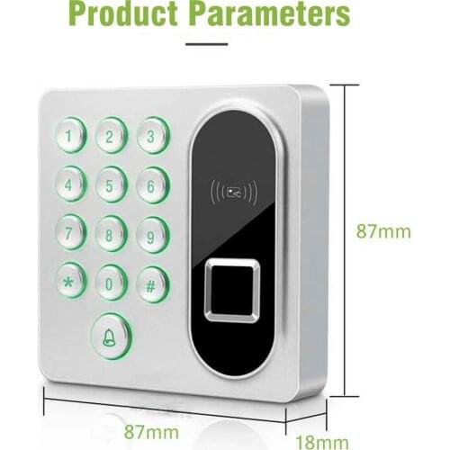 Biometric Fingerprint Access System 125KHZ Reader RFID Control Door Lock Keypad Card 200 User