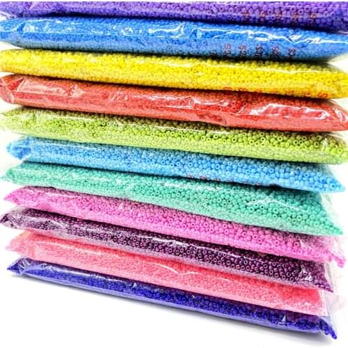 450g/pack 2mm Charm Czech Glass Seed Beads DIY Bracelet Necklace Beads For Jewelry Making Accessories (About 35000pcs)