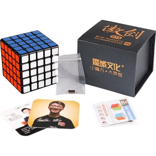 Moyu Aochuang GTS 5x5x5 and GTS 5 M Magnetic Cube Professional GTS5 M Speed Cube Twist Educational Toys