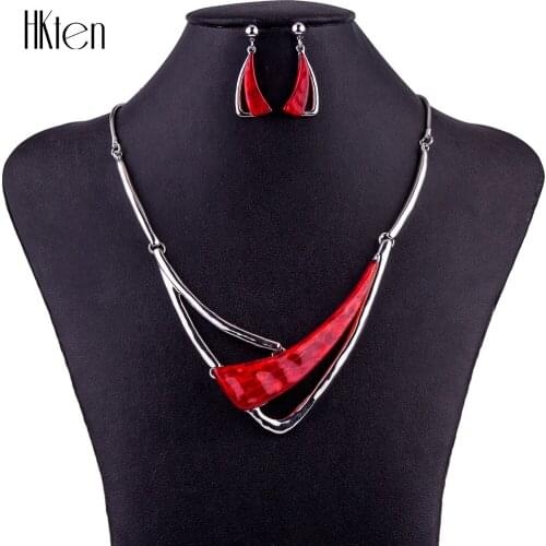 MS1504739 Fashion Jewelry Sets High Quality Necklace Sets For Women Jewelry Multicolored Crystal Resin Unique Design Party Gift