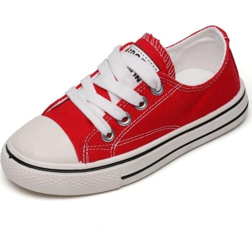 2021 Spring Autumn New Boys' Canvas Shoes Girls' Casual Shoes Childrens Fashion All-match Board Shoes Sneakers Family Shoes