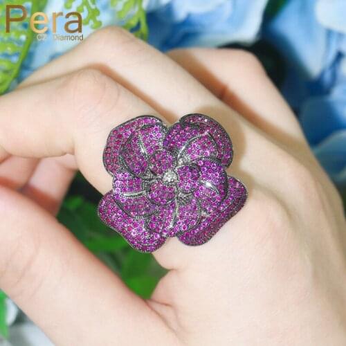 Pera CZ Wedding Rings