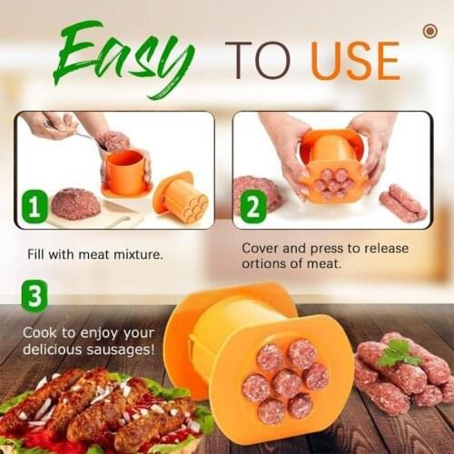 Sausage Press Maker Meat Sausage Hot Dog Hand Operated Beef Noodle Pasta MincerMaker Gadgets Aluminum Grinding Machine